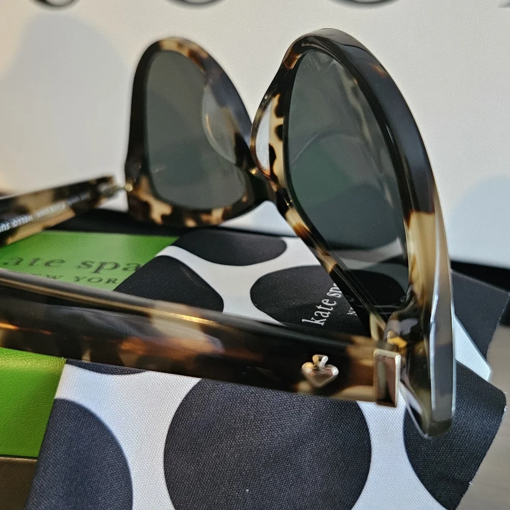 Kate Spade Cat Eye Tortishell Sunglasses - Picture 5 of 8